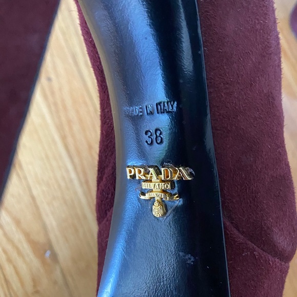 Suede Prada booties size 38 - Picture 5 of 7